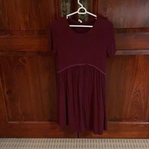 Pink blush maternity dress